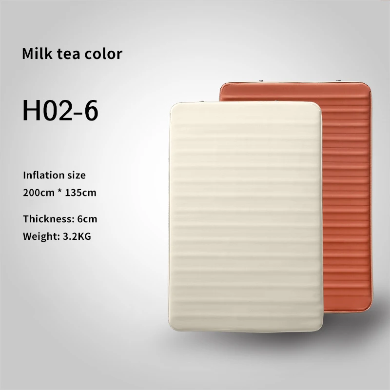 Wholesale Outdoor Sleeping Mat Camping Inflatable Bed Mattress Double Camping Inflating Sleeping Camping Pad For Outdoor Hiking