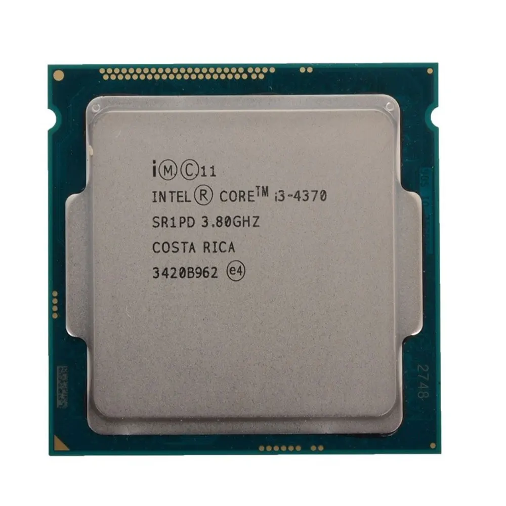 Intel Core I3-4370 CPU Desktop Processor LGA 1150 Socket 3.8GHz 22 Nanometer Products Cache Main Place Stock Ready 100% test OK