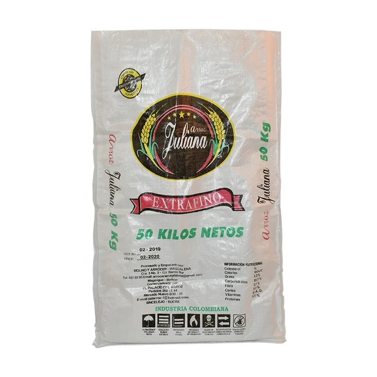 custom poly bags urea fertilizer price 50kg bag plastic packing water proof woven bags