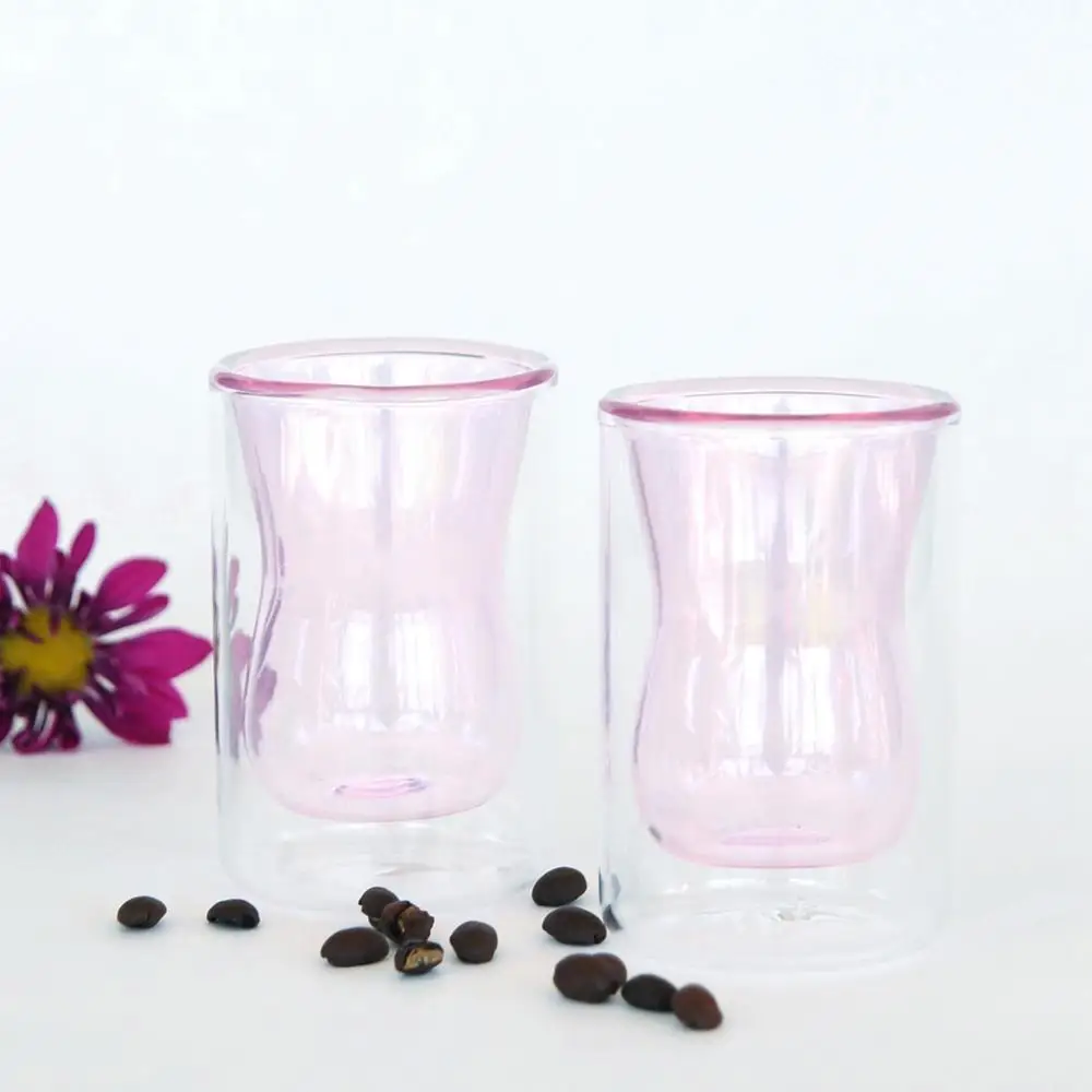 Special Design double wall glass japanese beer double wall coffee glass cup