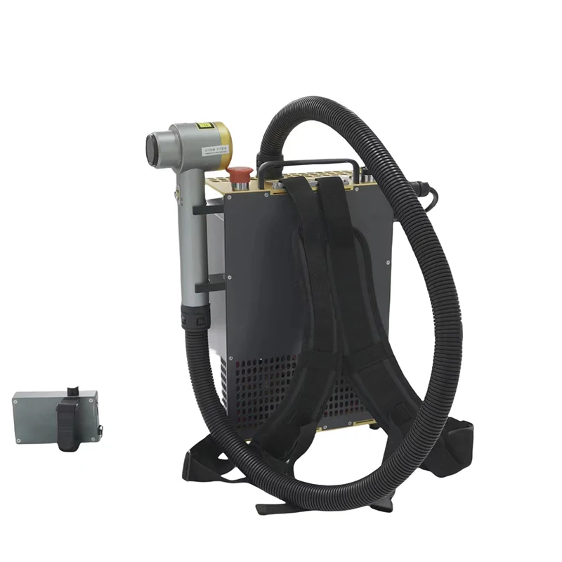 Direct Sales Backpack Laser Cleaning Machine for Metal Wood Stainless Laser Source