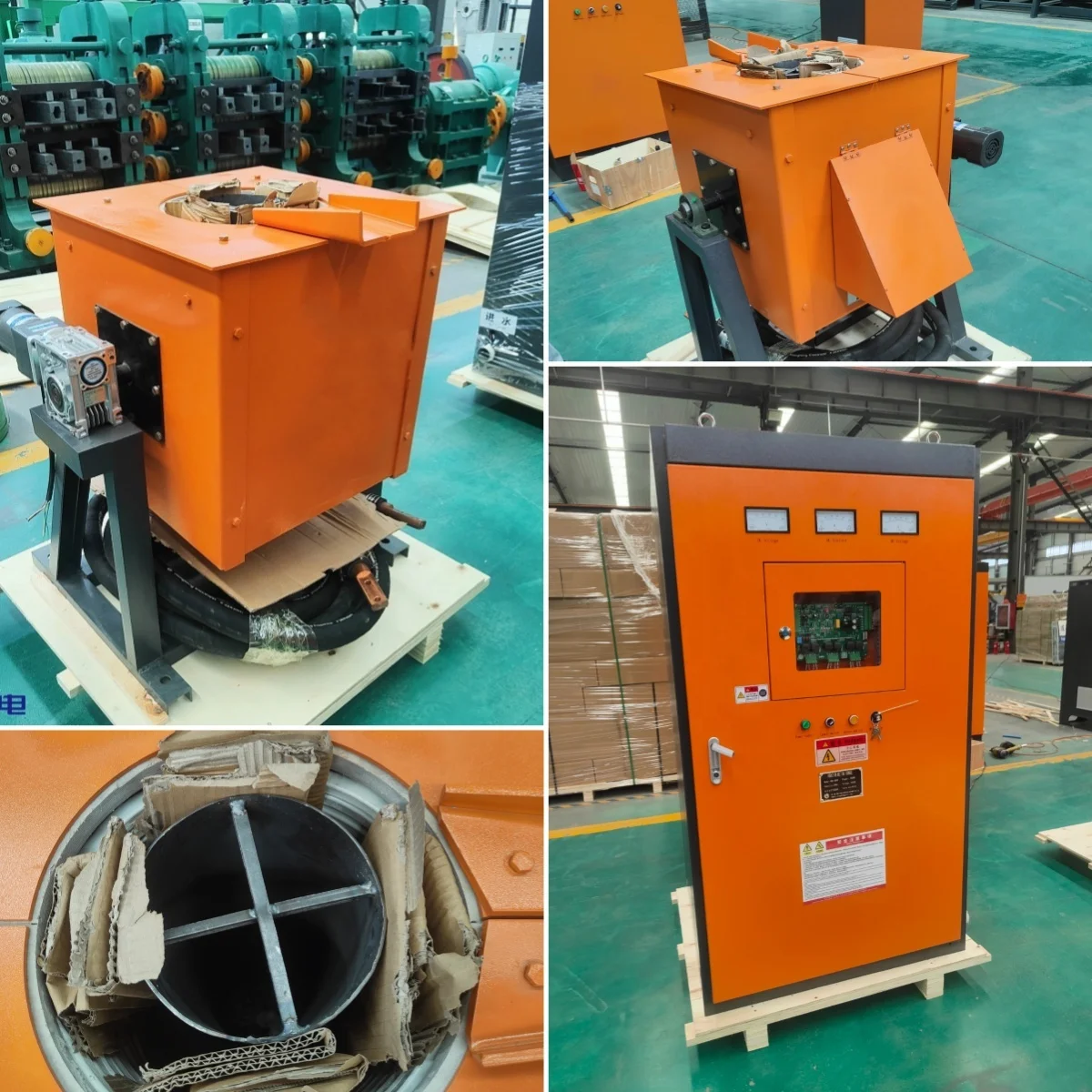 Judian 50kg mini SCR medium frequency electric induction melting furnace for smelting aluminum scrap waste recycling machine