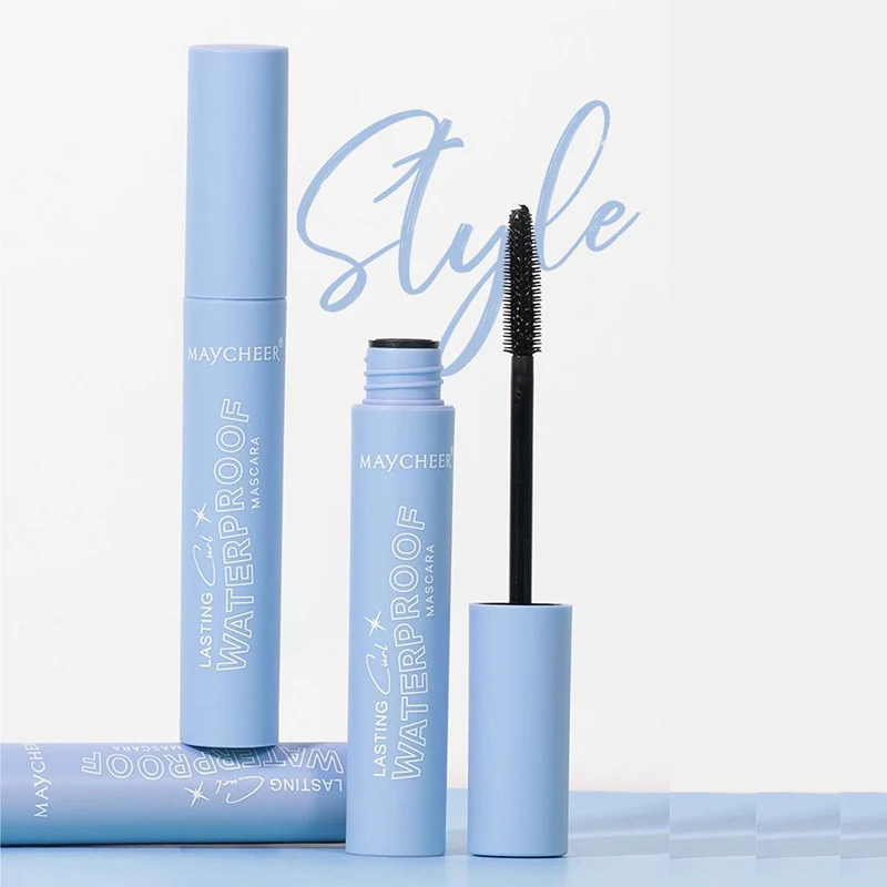 Maycheer Wholesale or Custom Black Waterproof Mascara Eye Lash Makeup Long Lasting Luxury Vegan New Arrival Lengthening Mascara