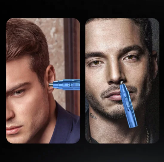 Rechargeable Electric Nose Hair Trimmers Portable Nose And Ear Trimmer Hair Shaver Safety Removal