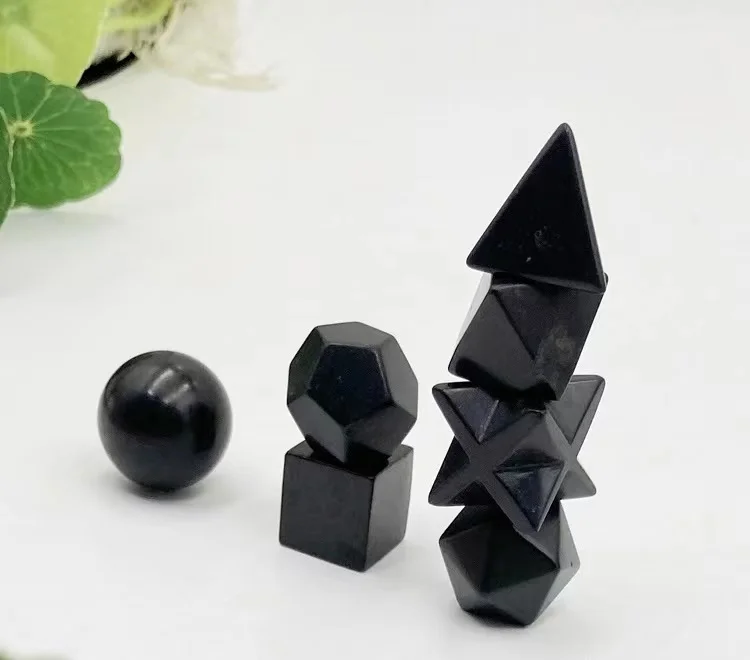 Russian Sub-Graphite Creative Engraving Diagram Energy Stone Jewelry Electronic Jewelry Shungit