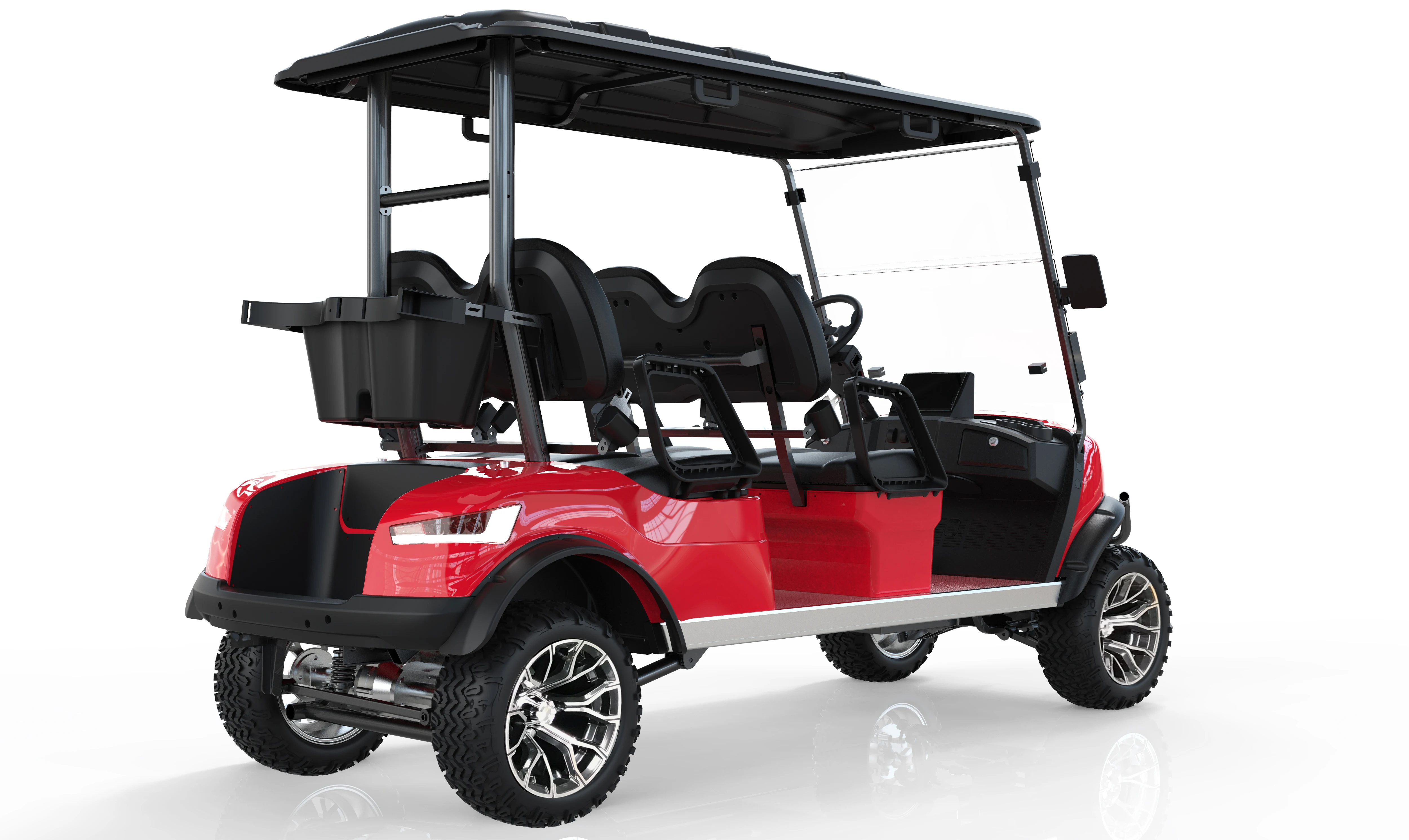 New Launched Wholesale Lead Acid/Lithium Battery Electric Golf Cart 4 Seater Buggy