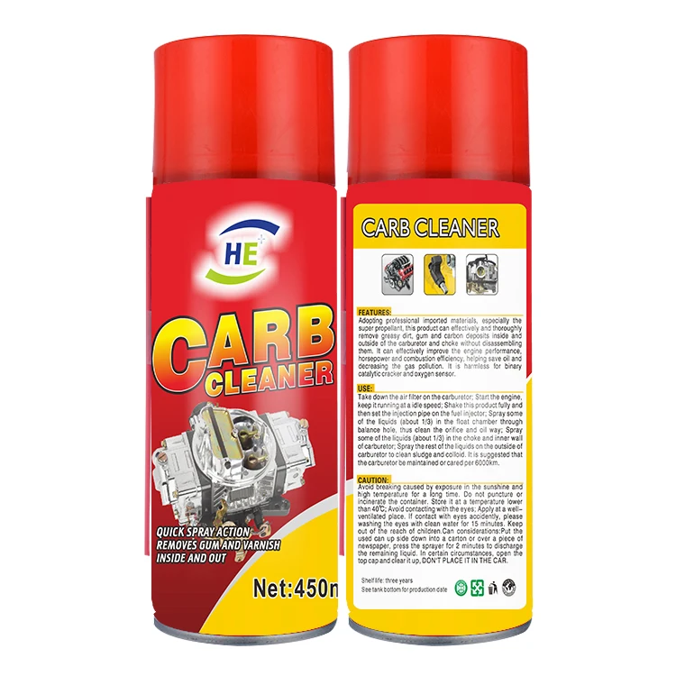 Professional Car Care Manufacturer OEM Strong Washing Auto Detailing Product Carb And Choke Spray Carb Spray Cleaner