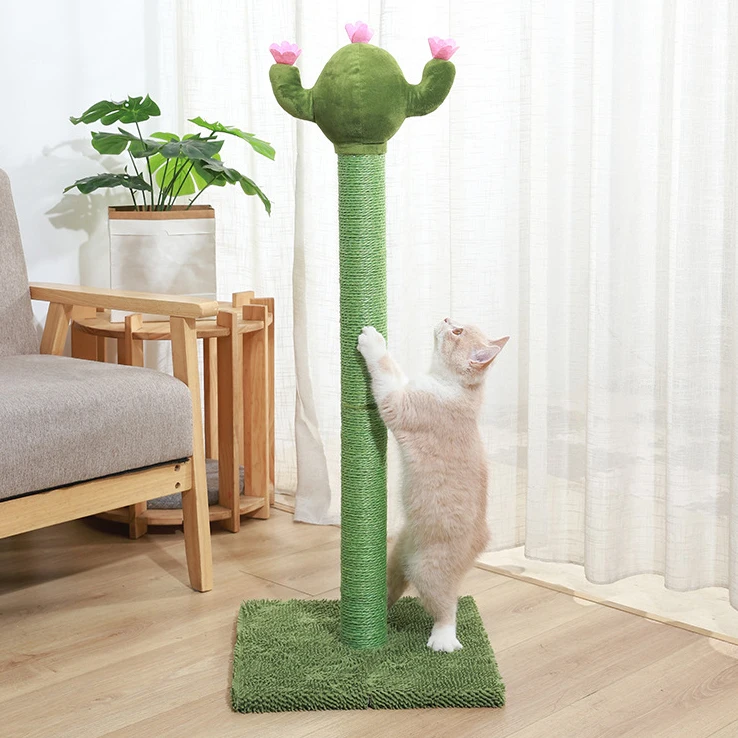 High Quality Modern Designer Flower Diy Activity Big Solid Cat Climbing Frame Cat Trees Scratcher