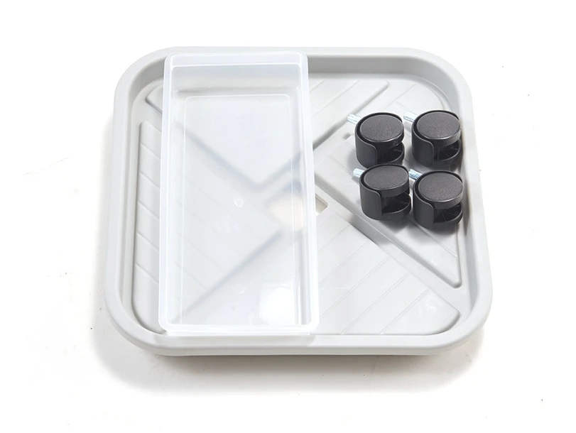 Factory Wholesale Round Square Pot Plant Stand Thickened Flower Pot Mover Holder with Drainage Water Container