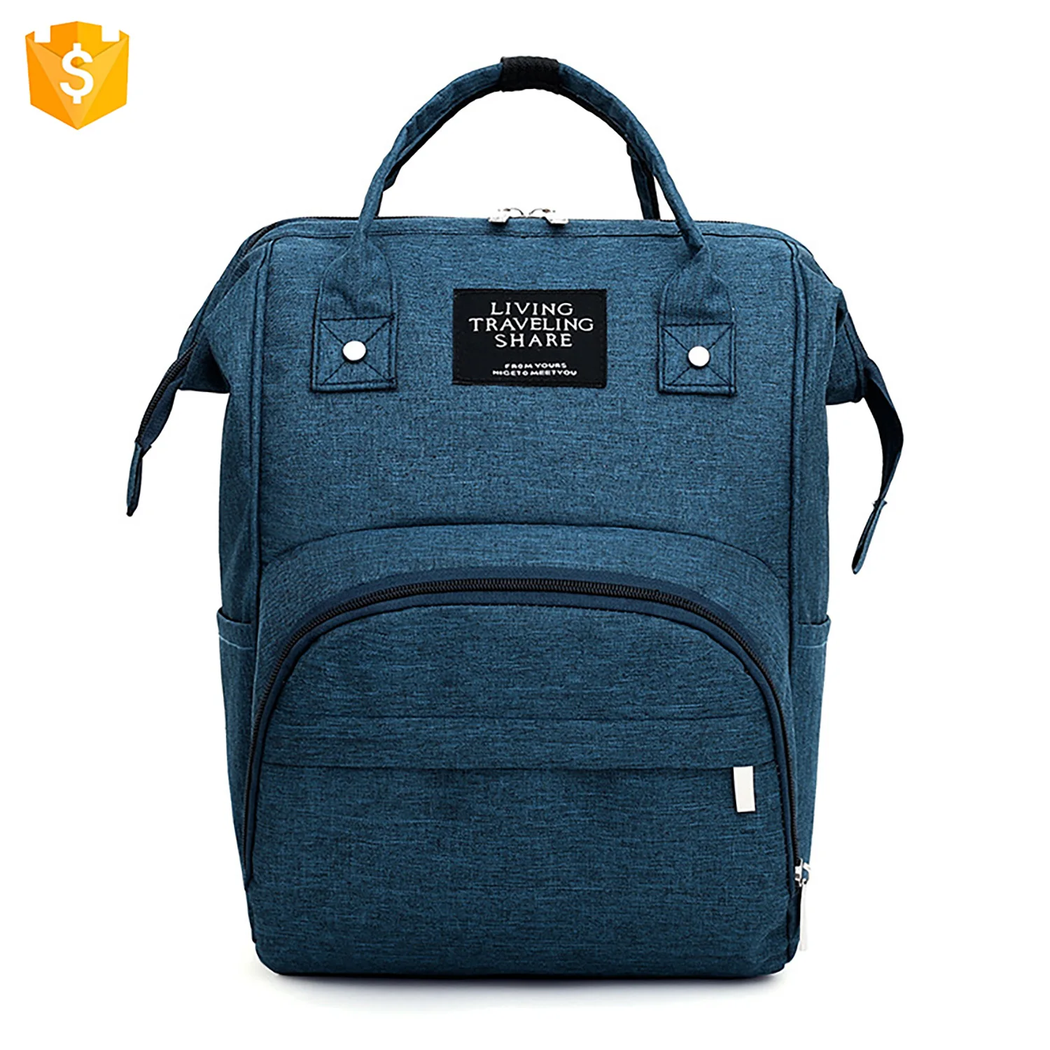 3 in 1 Designed 100% Polyester Mommy Mom Tote Diaper Backpack Travel Waterproof Mummy Bed Nappy Baby Diaper Bag For Mother