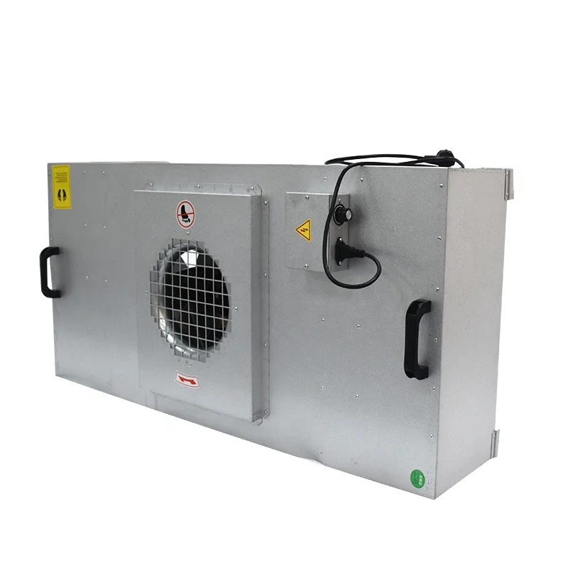 Factory Outlet Customized AC 4x2 FFU H14 HEPA Filter Unit Multi-Functional Cleanroom with SS304 Casing Manufacturing Plant