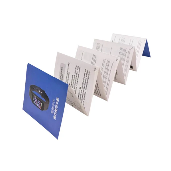 Manufacture Custom Waterproof A4 A5 Promotion Folded Flyer Printing Video Brochure Card Printing Service