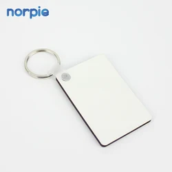 Funny Custom Sublimation Wood Rectangle Blank MDF Keychains