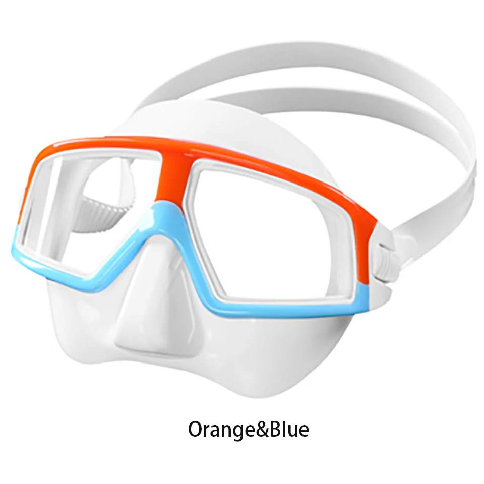 Amazon Hot Selling Half Face Anti-fog Anti-UV Snorkeling Diving Mask OEM ODM Wide View Silicone Freediving Mask
