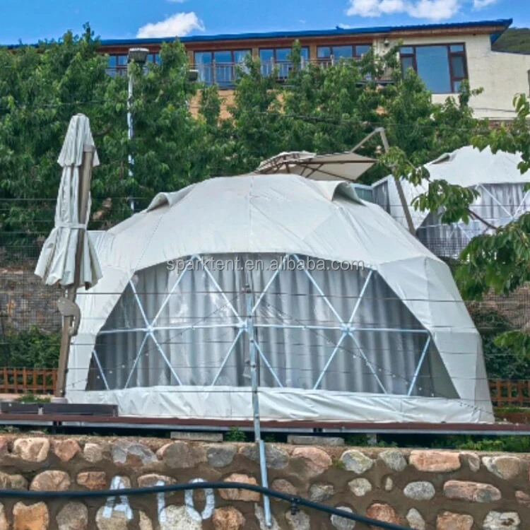4m small outdoor garden dome igloo house tent with glass door