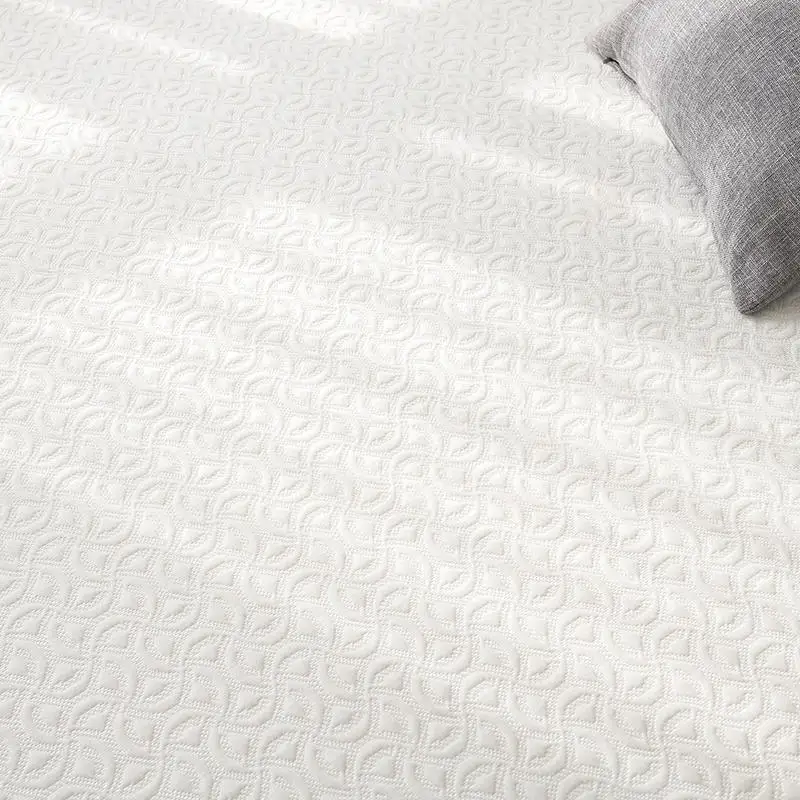 100% Bamboo Fabric All-Season Bed Protection Pad Plain Dyed Knitted Waterproof Protector Mattress Cover