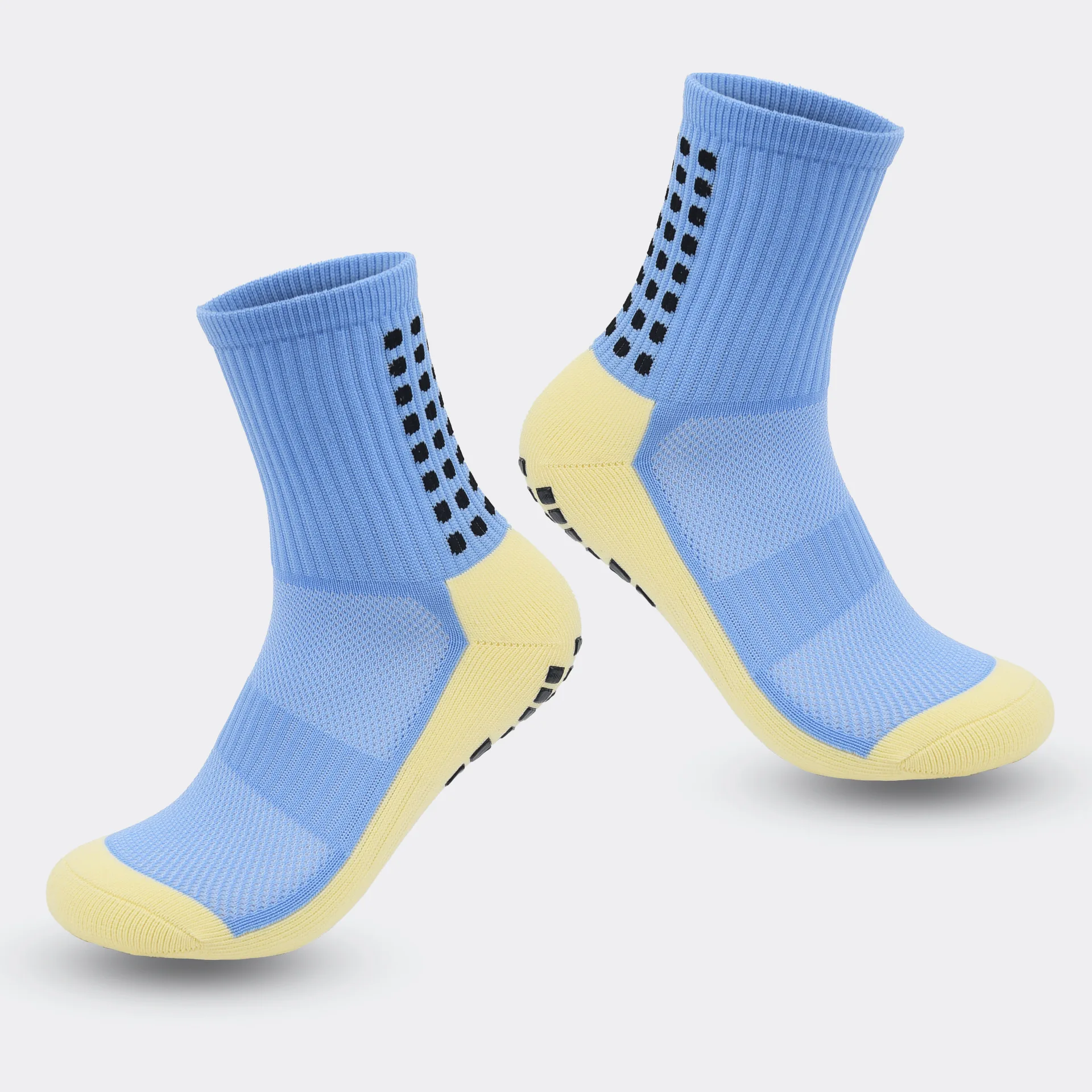 Противоскользящие Носки для пилатеса Jingwen Oem Calcetines с логотипом на заказ
