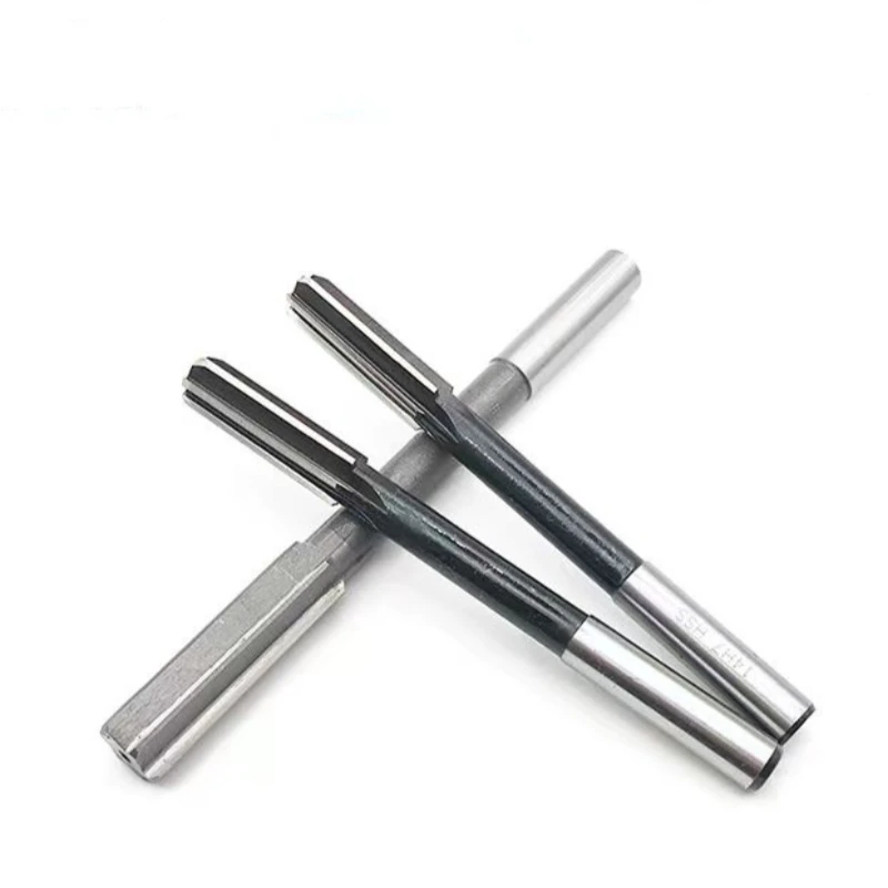 Straight handle H7 machine reamer white steel extended blade reamer machine high speed steel high precision reamer 6-10.9