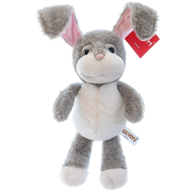 Wholesale cute long eared rabbit doll plush toys for easter holiday soft animal bunny plush stuffed toys