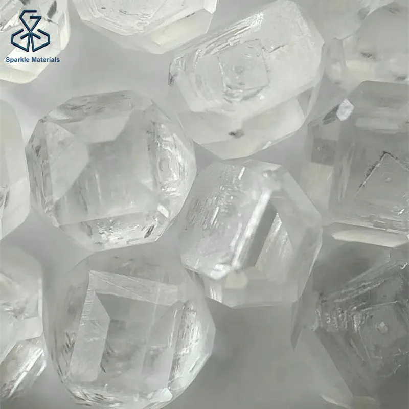 Factory Good Quality HPHT CVD Rough Loose Synthetic White Diamond Cheap Price of 1 Carat Diamond