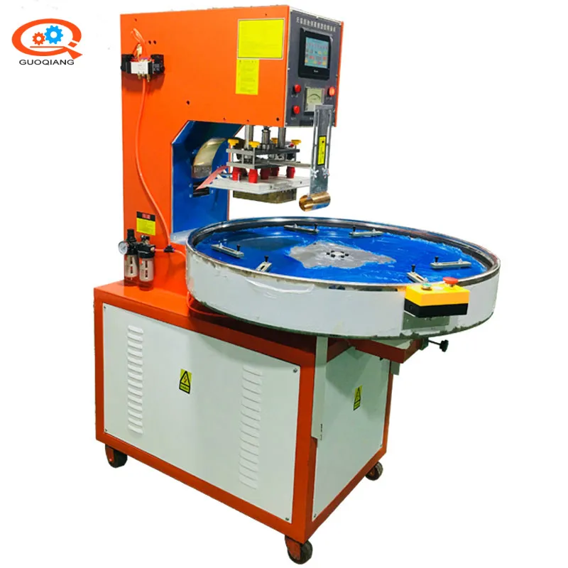 semi automatic high frequency blister clam shell paper card packing machine