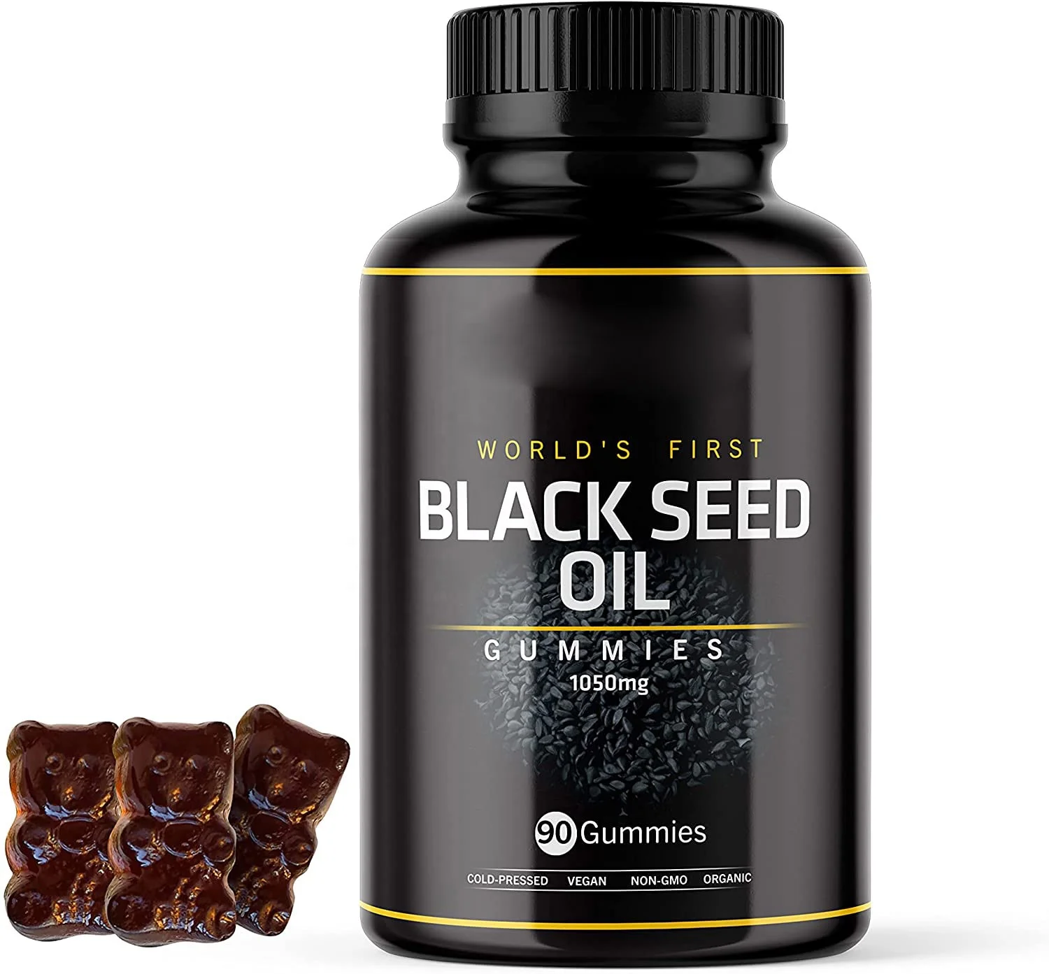 
private label Organic Black Seed Oil Gummy Cold-Pressed Vegan Black Cumin Seed Nigella Sativa Oil Anti-oxidant Anti-inflammatory 