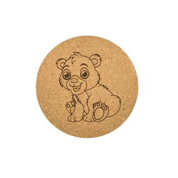 High Quality Custom Design Drinks Absorbent Reusable Cup Cork Coasters For Drinks