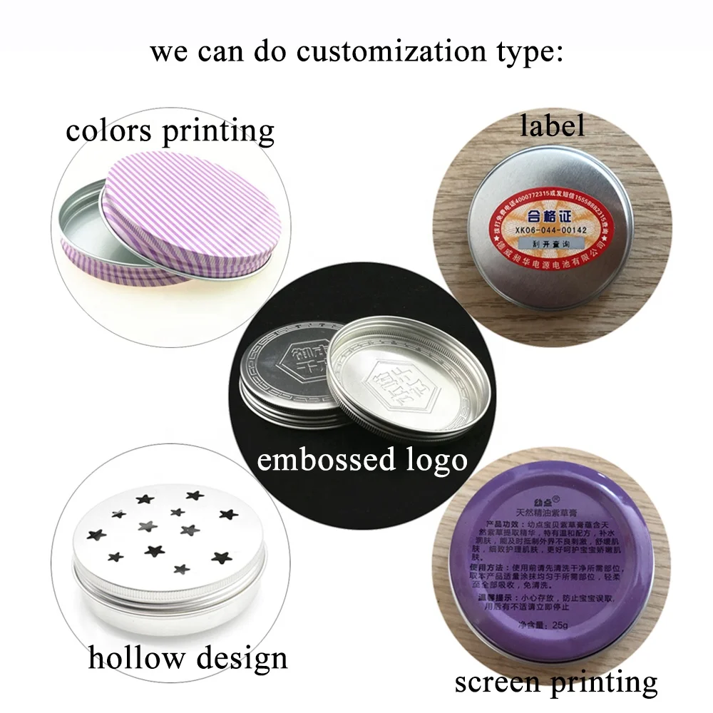 portable 200g 250g custom printing metal tea herbs pills tablets container 30g 50g 60g aluminum candy chocolate case