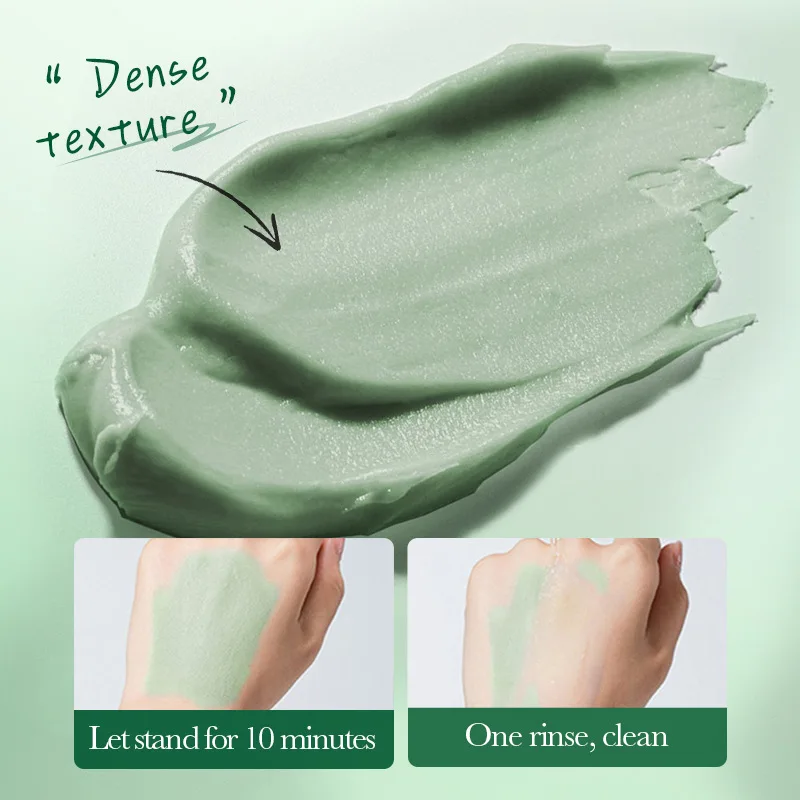 Private Label Mugwort Solid Facial Mask Stick Wholesale Deep Cleaning Oil Control Anti Pores Acne Clay Face Mask