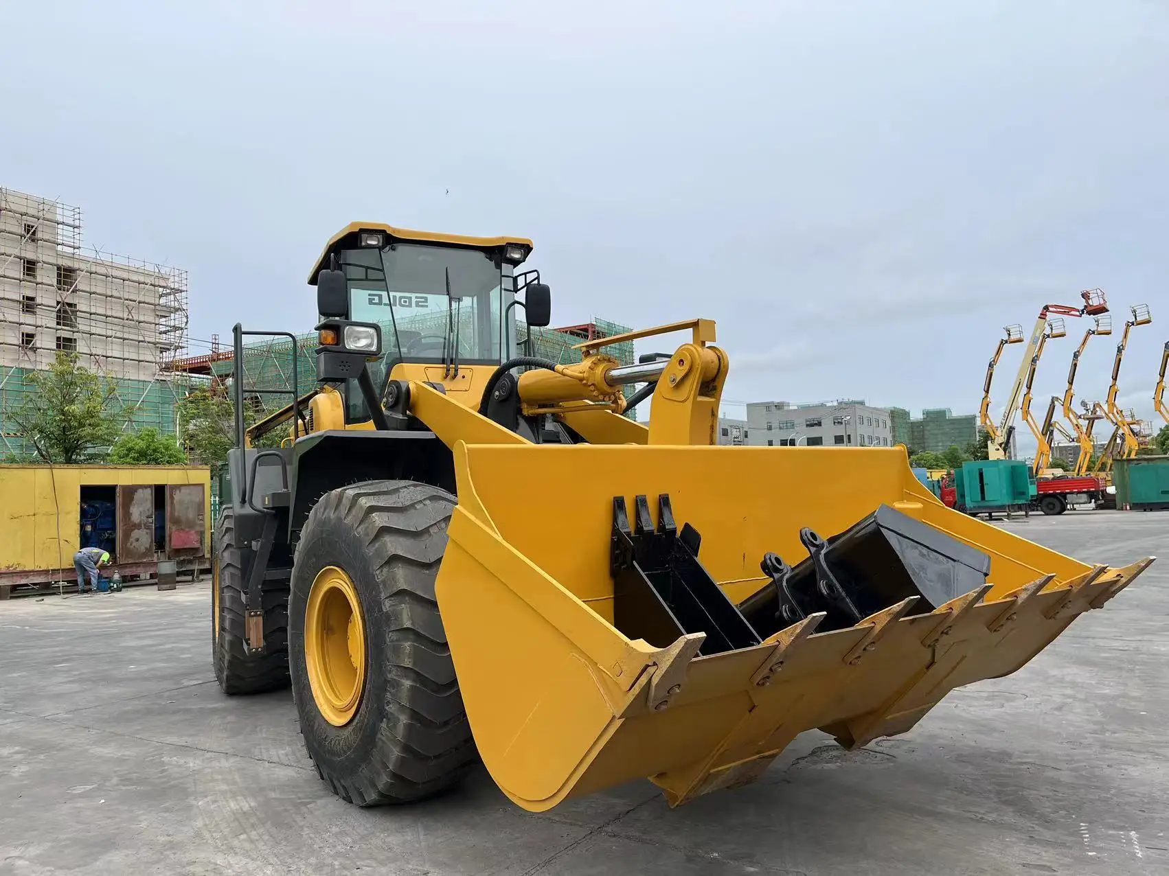 Good Performance Second-Hand SDLG LG956L Construction Small Mini Skid Steer Used Front Wheel Loader