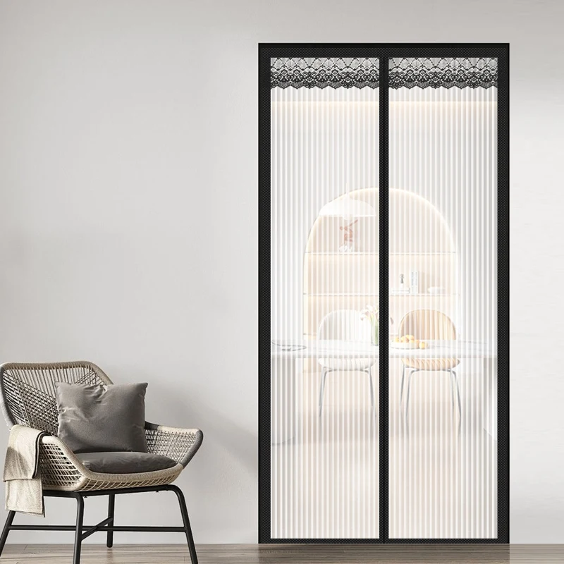 2024 EVA Magnetic air-conditioning door curtain  automatic closing door curtain suitable for Kitchen Living Room Bedroom