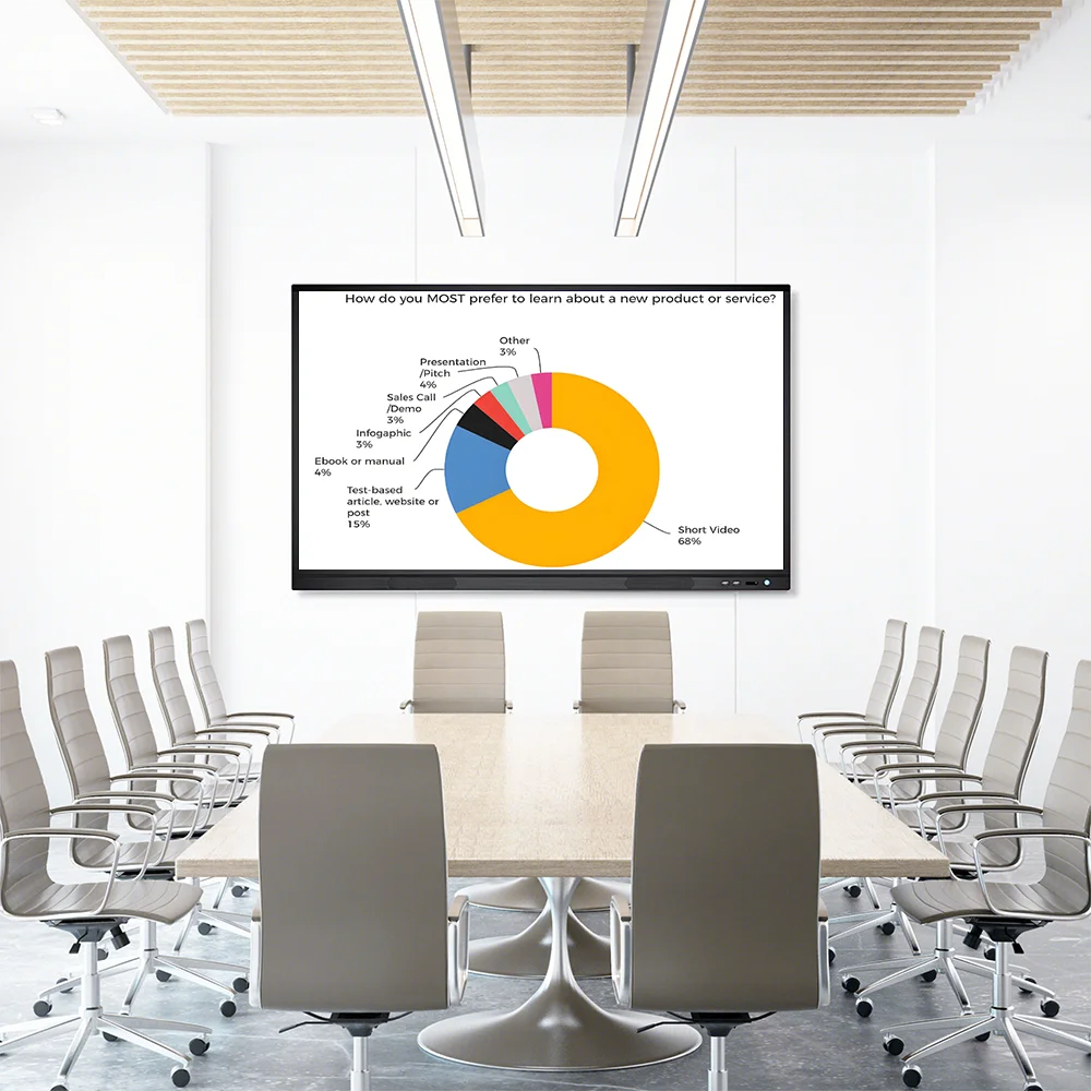Multimedia teaching machine Intelligent conference touch training electronic whiteboard