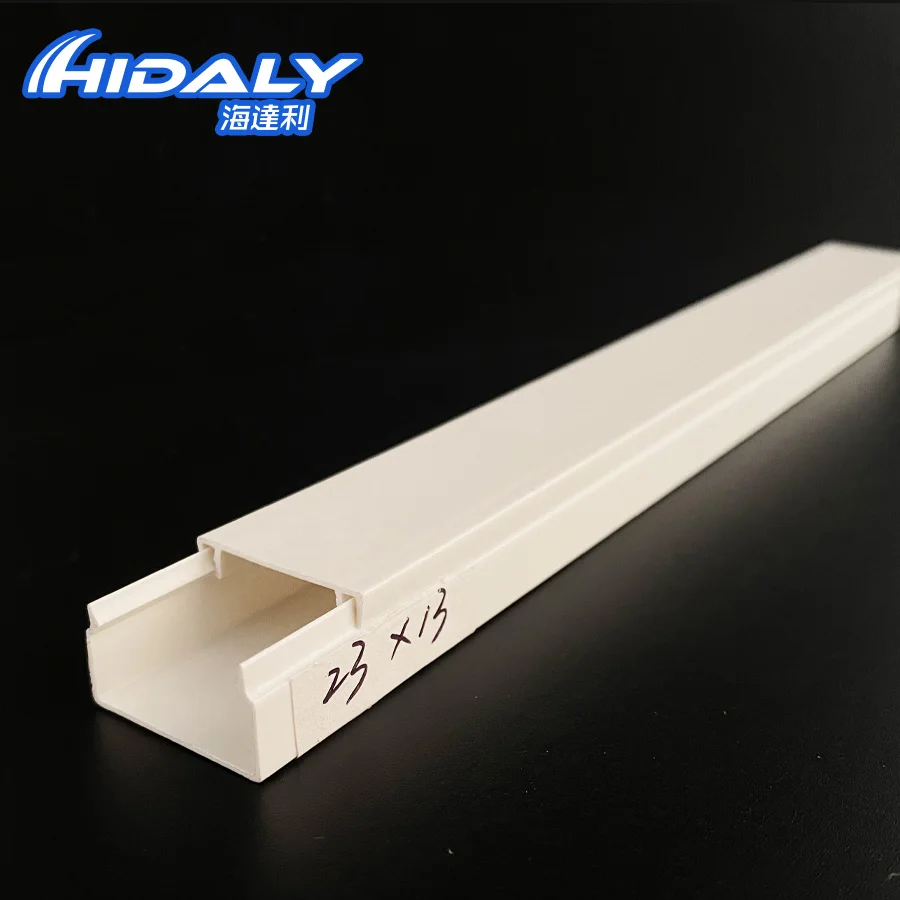 2021 China Supplier CE RoHs Anti-UV PVC Trunking Cable Concealer Canaleta Ranurada for Columbia Cable Duct