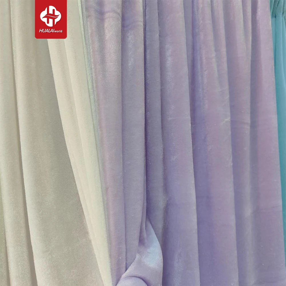 purple,black ,red and light blue  multi color velvet backdrop for photography wedding stages decoration for party