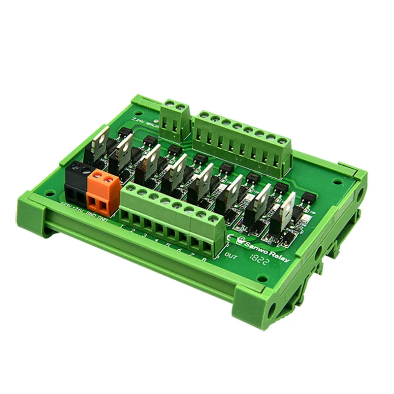 10-channel transistor output general relay module circuit protection PLC amplification microcontroller control board