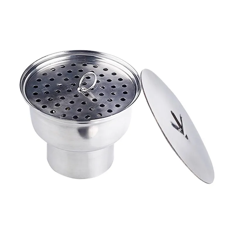 Stainless Steel Sanitary Floor Drain, Clean and Odor Proof Cleaning Port for Pharmaceutical Factories