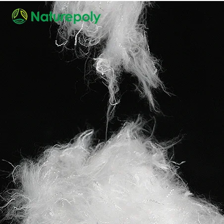 100% Natural Biodegradable 2D Raw Material Corn Fiber PLA Staple Fiber