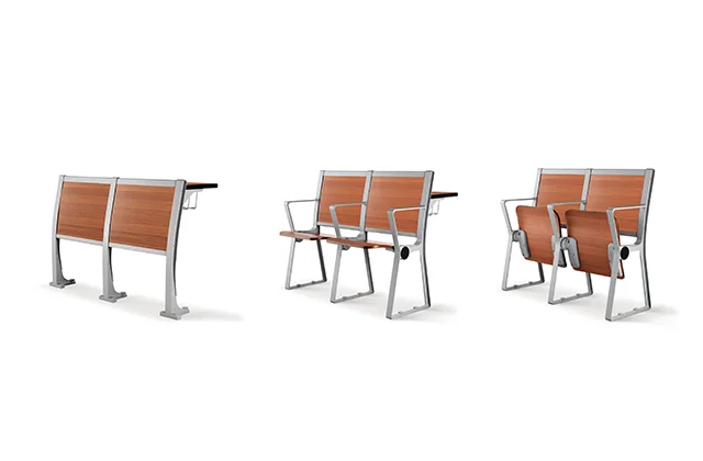 Взрослый школьный стол колледж мебель складной стул двойной скамейке с пены подушки