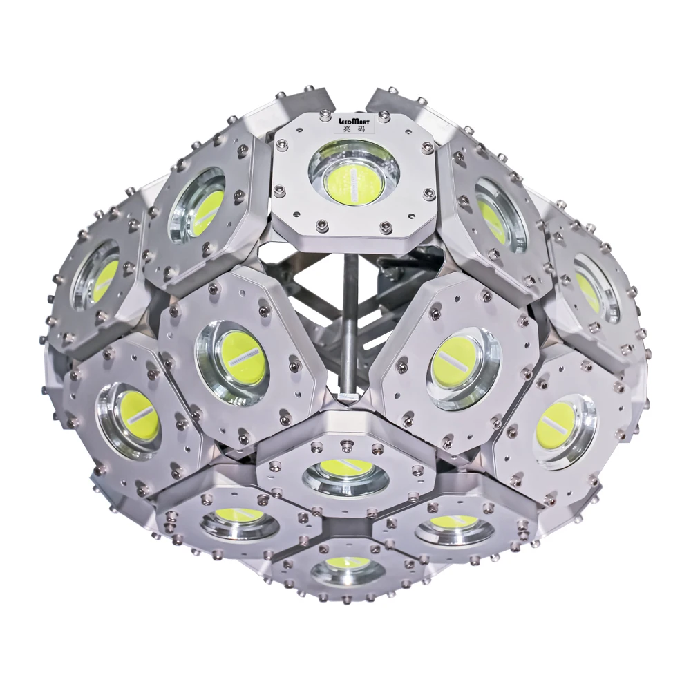 8000w Underwater Fish Catching Lamp Light Ip68 High Mast fishery Light For Sea Fishing fish boat vessel white color