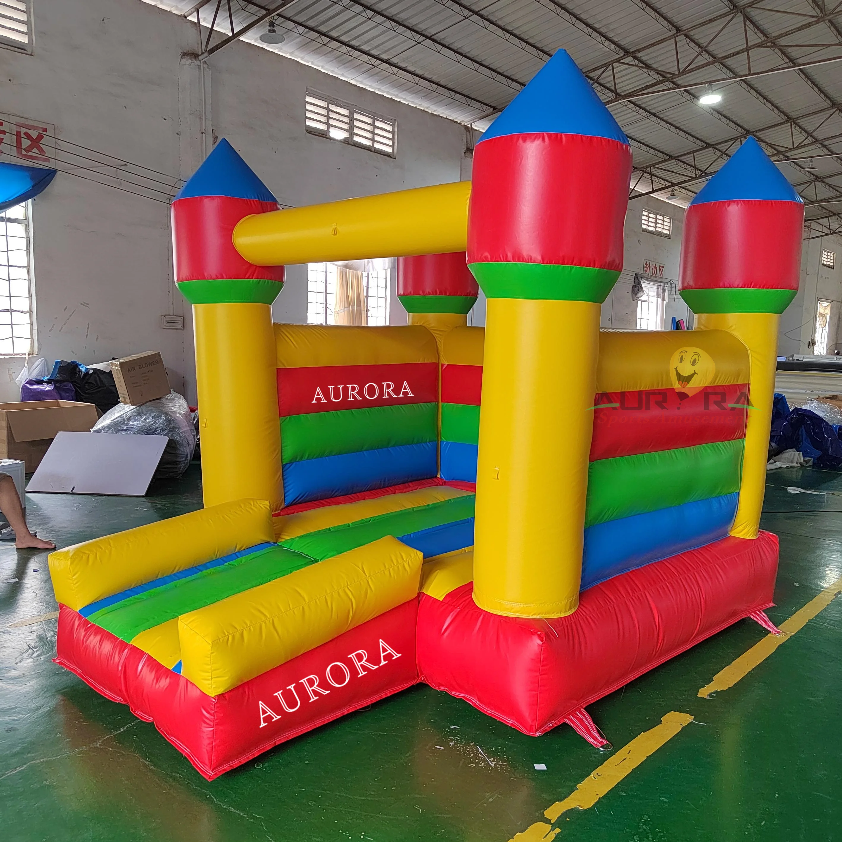 indoor Commercial colorful playground outdoor inflatable soft play ball pool pit with slide Climbing Training  for kids
