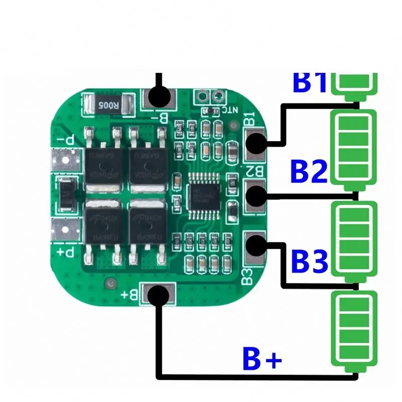 EGBO 4S 14,8 V/16,8 V 20A пик литий-ионный PCM BMS плата защиты батареи pcm bms для литий LicoO2 Limn2O4 18650 литий ионный аккумулятор