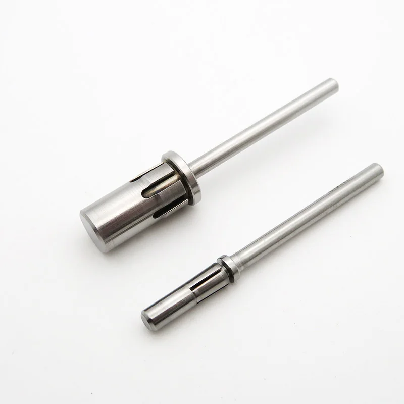 Manicure Pedicure Nail Sanding Band Mandrel Stainless Steel Crystal Easy-Off Holder Nail Drill Bit Sanding Sleeves