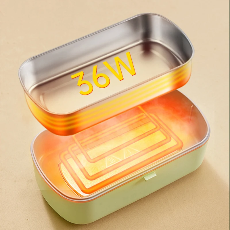 Оптовая продажа портативный Электрический Ланч-бокс из нержавеющей стали Новый Портативный с подогревом