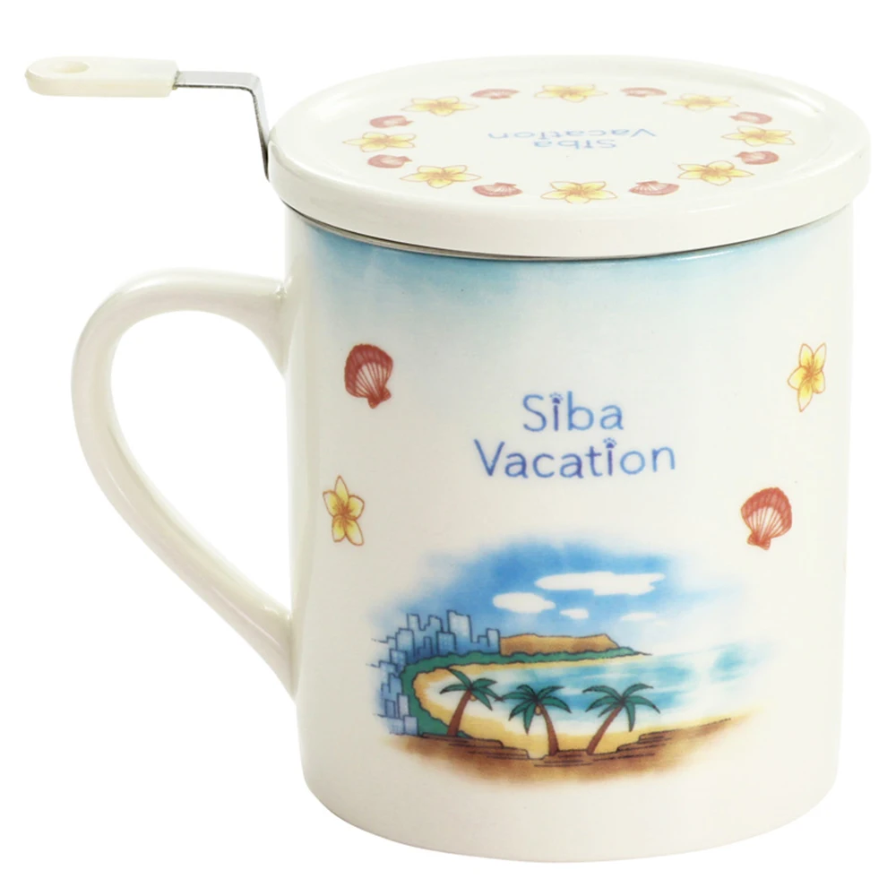 Latest design beautiful ceramic coffee mug for preferential price