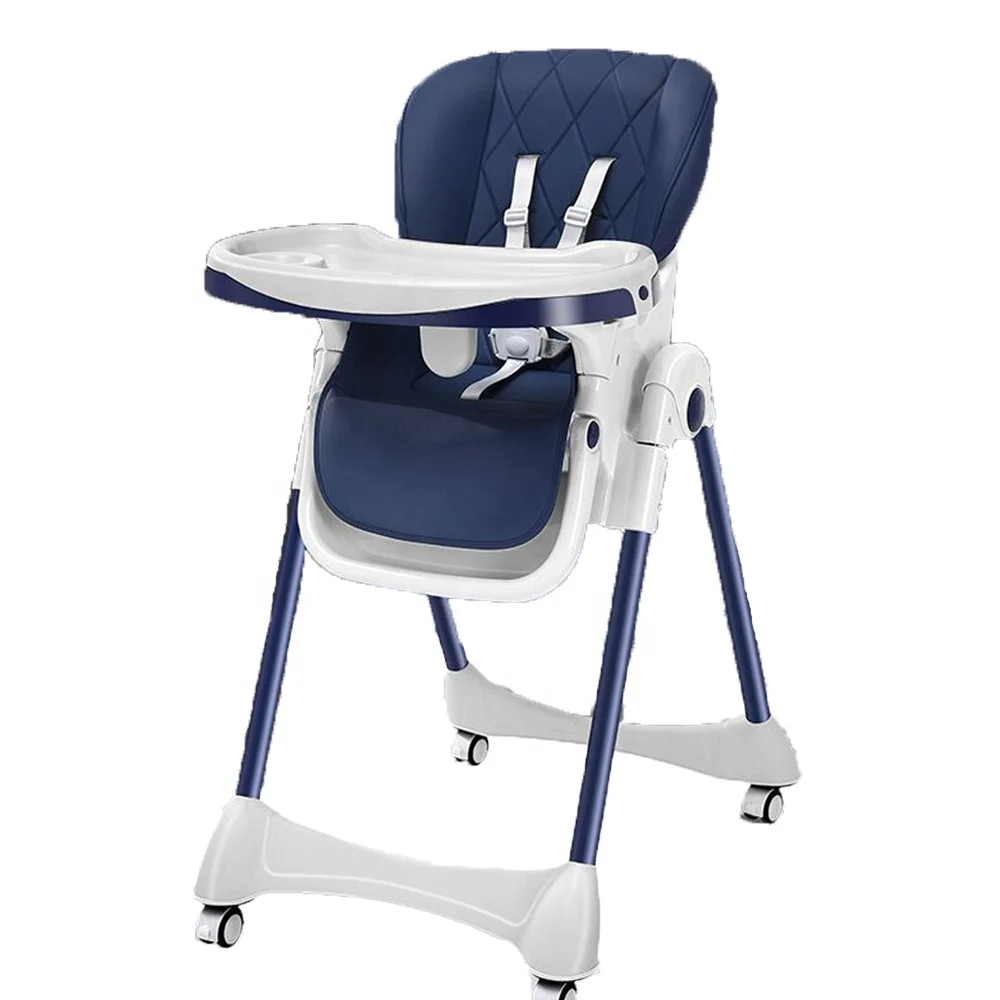 Portable Adjustable Folding Luxury High Chair Dining Baby Feeding Chair 3 in 1 Children High Chair For Kids