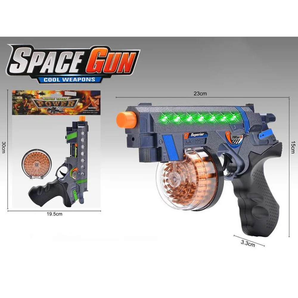 BO Sounds Gun Sound Toy Guns Battery Operated Toy Space Gun W/Light And Sound