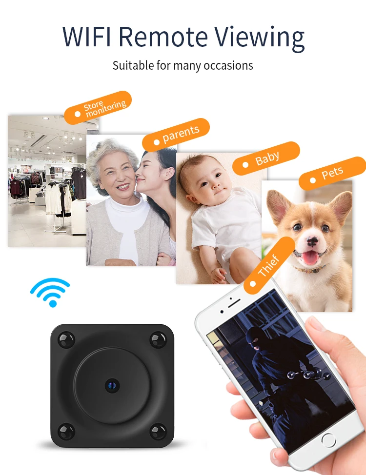 Hot on Amazon Wall Invisible Wireless Camera 1080P Wifi IP SPY CAM F9 Holder Outdoor Security Hidden Camera
