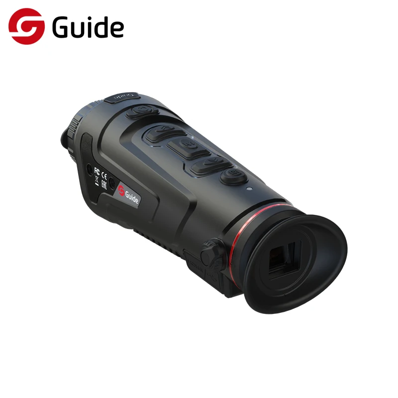 Guide TK611 Handheld Thermal infrared Imaging Monocular Thermal Night Vision with built-in laser indicator and illuminator