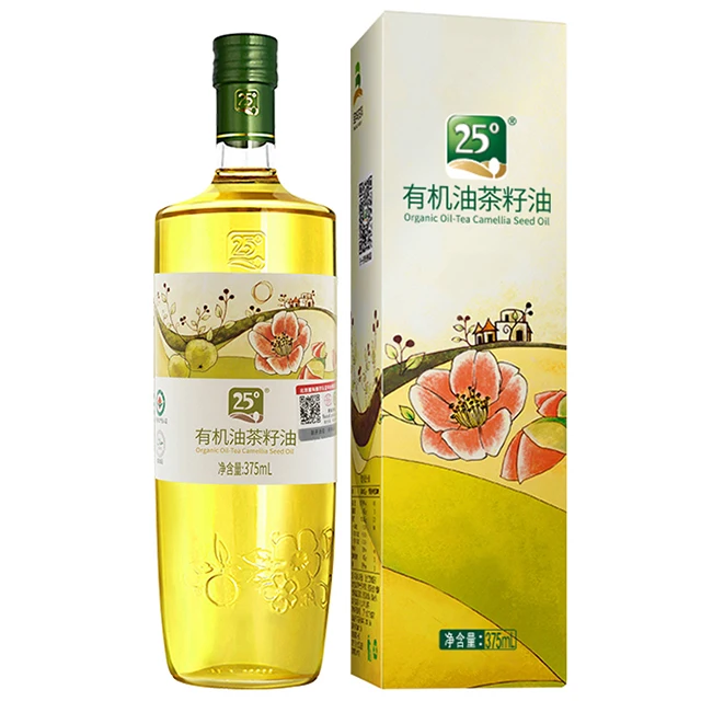 Organic USDA ecocert 100% natural cold pressed camellia oil