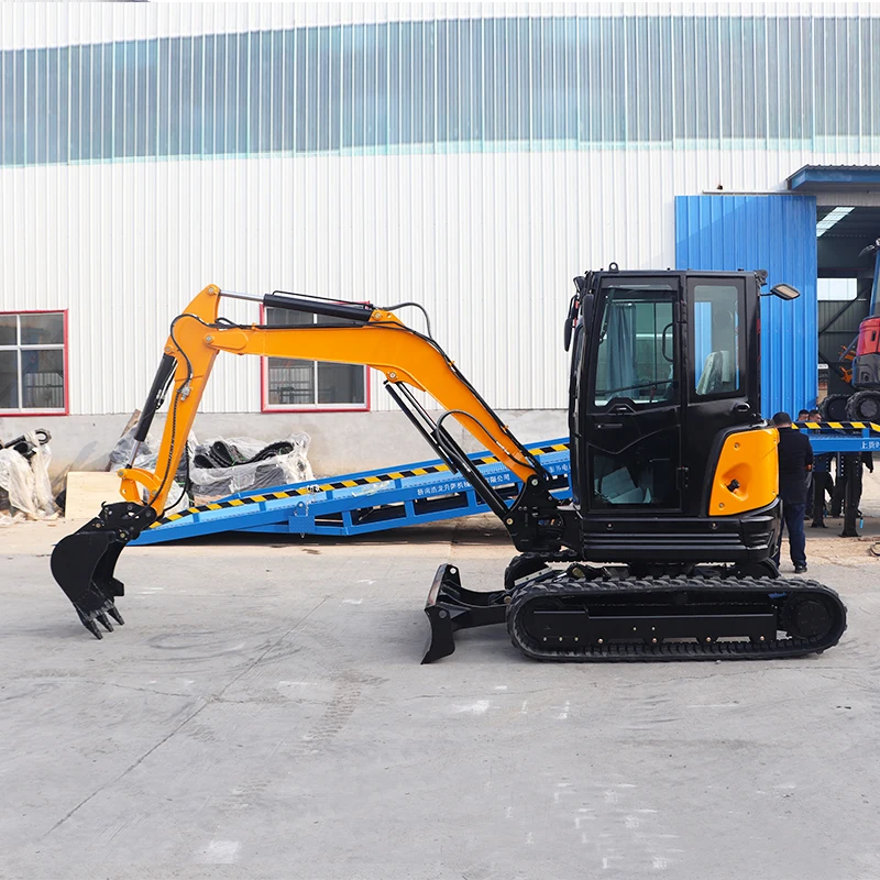 FREE SHIPPING EPA Engine Mini Excavators 4 Ton Multifunctional Minibagger Farm Used New Crawler Digger Mini Excavators machine
